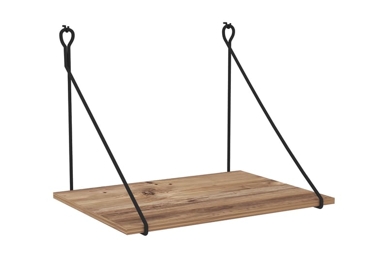 Sotinge Vægskrivebord 70 cm - Brun - Skrivebord