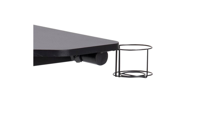 Starner Skrivebord 100 cm med Kopholder + Headsetholder - Sort/Mat Sort - Møbler - Borde - Kontorbord - Skrivebord