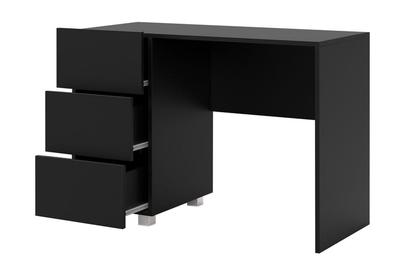 Tessan Skrivebord 110 cm med Opbevaring - Brun - Møbler - Borde - Kontorbord - Skrivebord