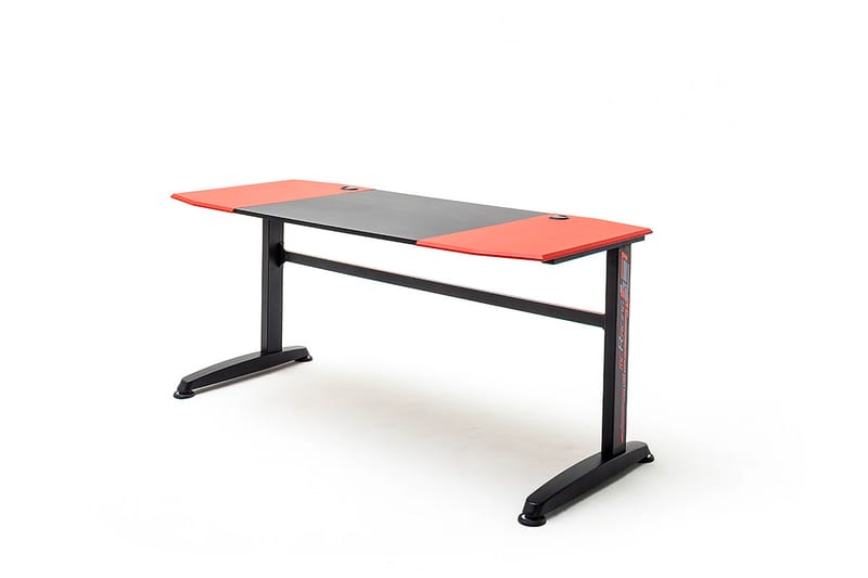 Tracis Computerbord 160 cm - Rød/Sort - Skrivebord