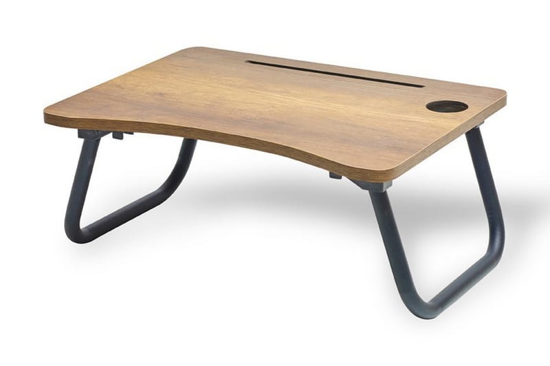 Tukums Bærbarstativ 60 cm - Valnøddebrun/Sort - Møbler - Borde - Kontorbord - Skrivebord