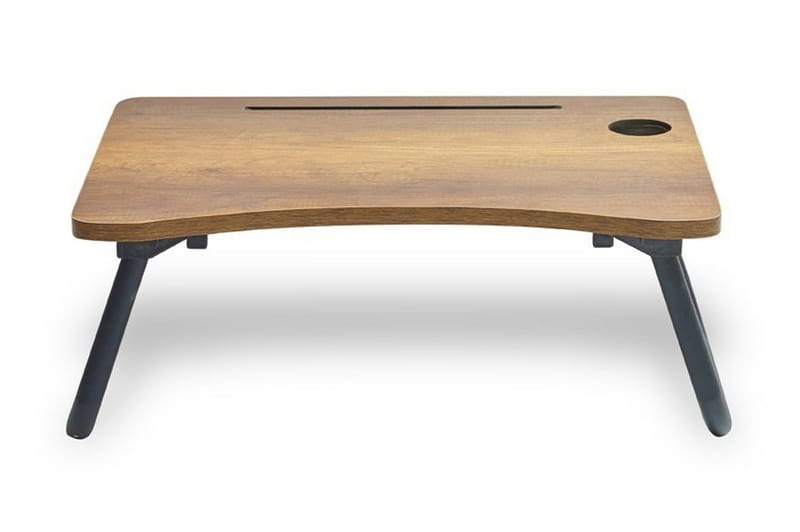 Tukums Bærbarstativ 60 cm - Valnøddebrun/Sort - Møbler - Borde - Kontorbord - Skrivebord