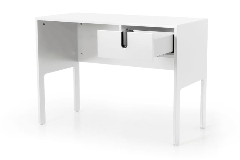 Uno Skrivebord 105 cm med Opbevaring Skuffe Hvid - Tenzo - Møbler - Borde - Kontorbord - Skrivebord