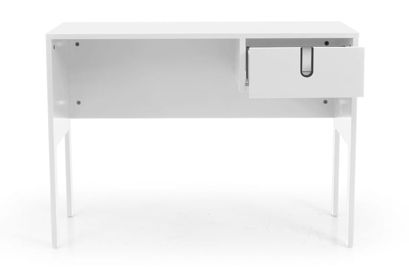 Uno Skrivebord 105 cm med Opbevaring Skuffe Hvid - Tenzo - Møbler - Borde - Kontorbord - Skrivebord