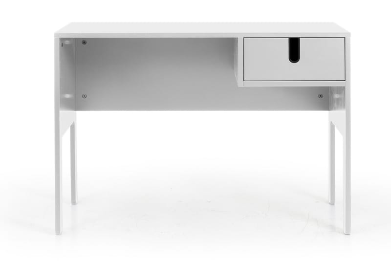 Uno Skrivebord 105 cm med Opbevaring Skuffe Hvid - Tenzo - Skrivebord