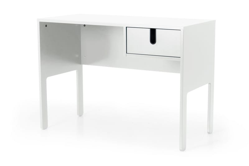 Uno Skrivebord 105 cm med Opbevaring Skuffe Hvid - Tenzo - Møbler - Borde - Kontorbord - Skrivebord