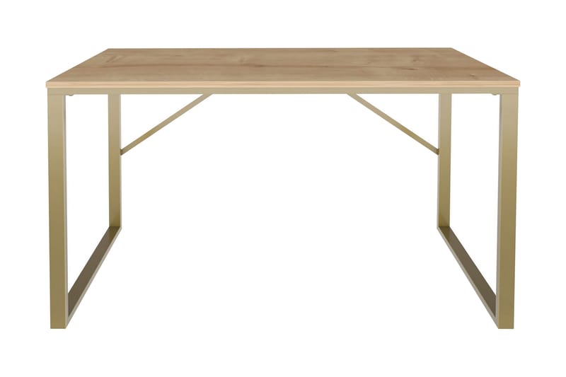 Vinresk Skrivebord 60x74x120 cm - Guld/Brun - Møbler - Borde - Kontorbord - Skrivebord