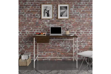 Webster Skrivebord 107 cm med Opbevaring Skuffe Valnøddebrun - Novogratz - Møbler - Borde - Kontorbord - Skrivebord