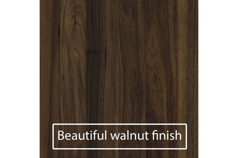 Webster Skrivebord 107 cm med Opbevaring Skuffe Valnøddebrun - Novogratz - Møbler - Borde - Kontorbord - Skrivebord