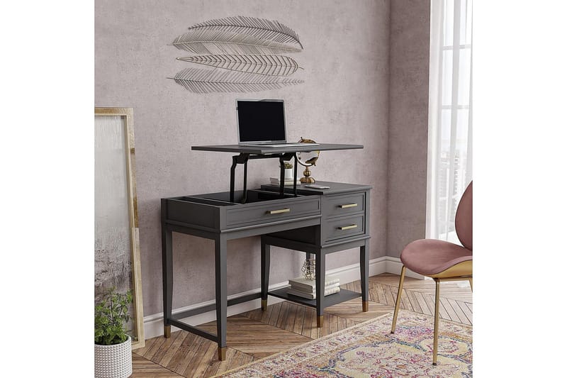 Westerleigh Hæve/Sænke Skrivebord 116 cm Opbevaring Skuffer - Møbler - Borde - Kontorbord - Skrivebord - hæve-sænke-bord