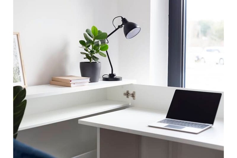 White - Møbler - Borde - Kontorbord - Skrivebord - hjørneskrivebord