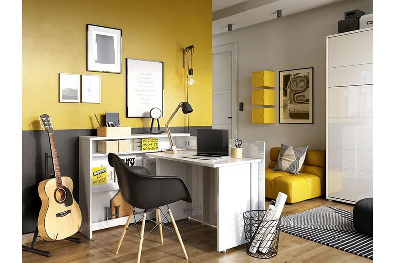 White - Møbler - Borde - Kontorbord - Skrivebord - hjørneskrivebord