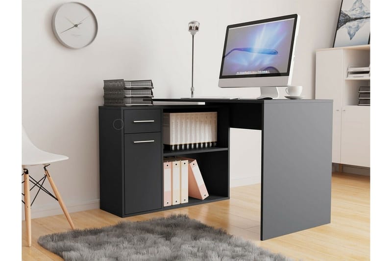 Wickston Skrivbord 120 cm Anthracite - Møbler - Borde - Kontorbord - Skrivebord