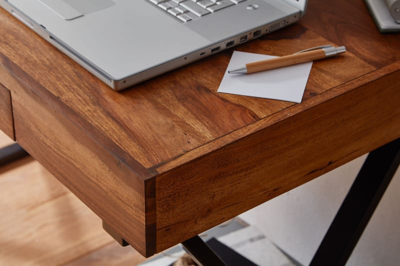 Wilhem Skrivebord 120 cm Rektangulær - Natur - Møbler - Borde - Kontorbord - Skrivebord