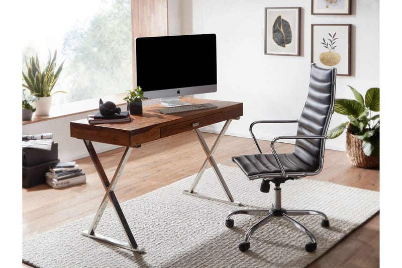 Wilhem Skrivebord 120 cm Rektangulær - Natur - Møbler - Borde - Kontorbord - Skrivebord