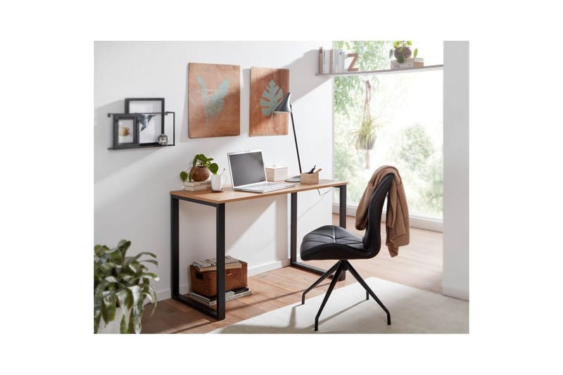 Skrivebord Wohnling Eg Træ Stil 120 cm Moderne - Møbler - Borde - Kontorbord - Skrivebord