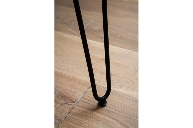 Skrivebord Wohnling Massivt træ 150 cm trækant med hårnålben landstil - Møbler - Borde - Kontorbord - Skrivebord