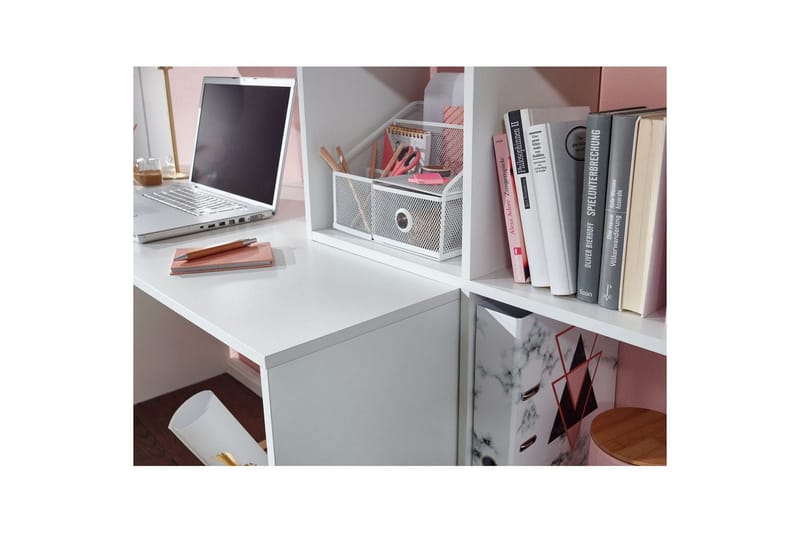 Skrivebord Wohnling med opbevaringsreol 170 cm moderne - Møbler - Borde - Kontorbord - Skrivebord