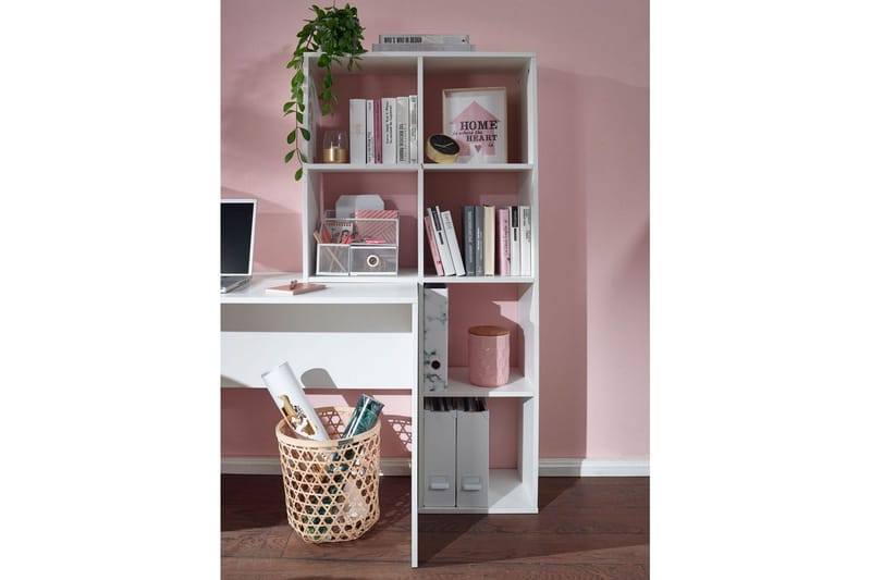 Skrivebord Wohnling med opbevaringsreol 170 cm moderne - Møbler - Borde - Kontorbord - Skrivebord