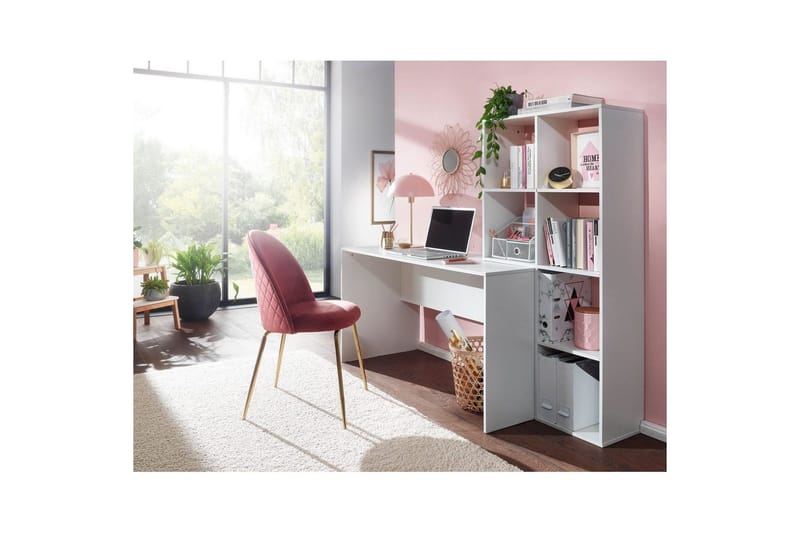 Skrivebord Wohnling med opbevaringsreol 170 cm moderne - Møbler - Borde - Kontorbord - Skrivebord