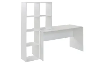 Skrivebord Wohnling med opbevaringsreol 170 cm moderne - Møbler - Borde - Kontorbord - Skrivebord
