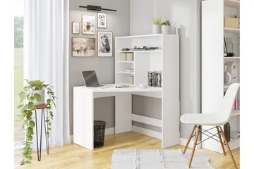 Zayden Skrivebord 101 cm - Hvid - Møbler - Borde - Kontorbord - Skrivebord