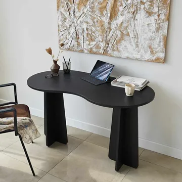 Soryn skrivebord 120 cm - Sort - Møbler - Borde - Kontorbord - Skrivebord