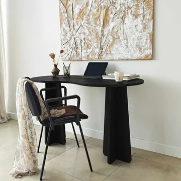 Soryn skrivebord 120 cm - Sort - Møbler - Borde - Kontorbord - Skrivebord