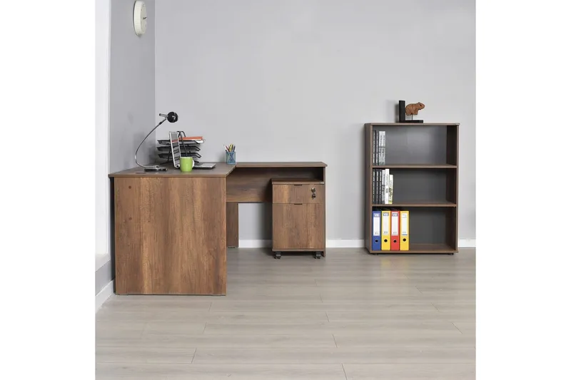 Studiebord Focus Valnød - Valnød - Møbler - Borde - Kontorbord - Skrivebord