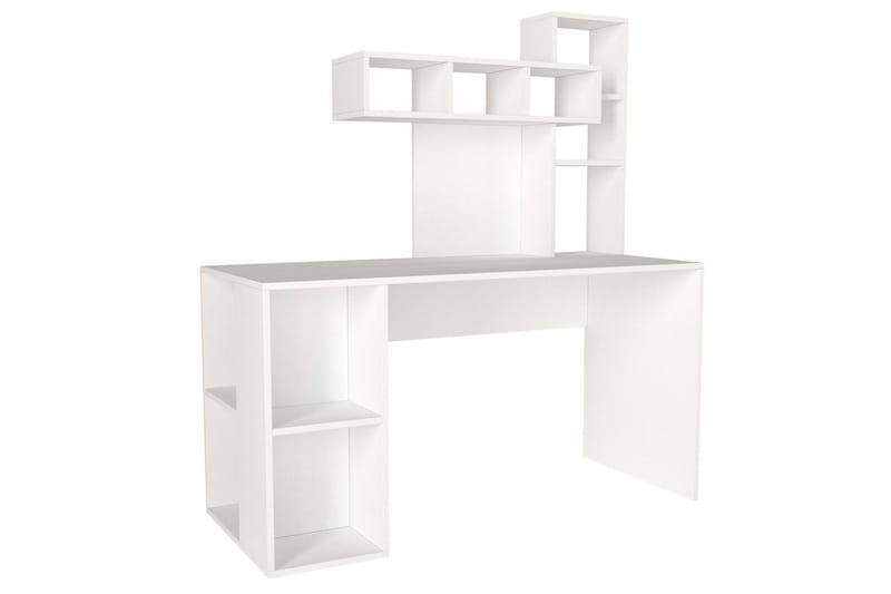 Studiebord Koralhvid, Guld/Hvid