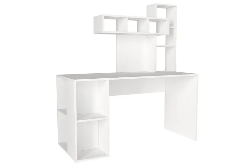 Studiebord Koralhvid, Guld/Hvid