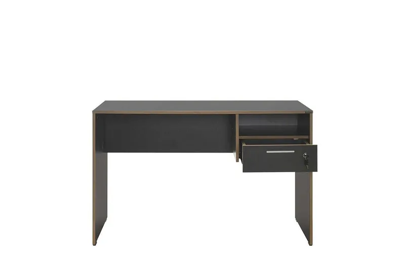 Studiebord Matulca Antracit / Eg - Antracit / Eg - Møbler - Borde - Kontorbord - Skrivebord