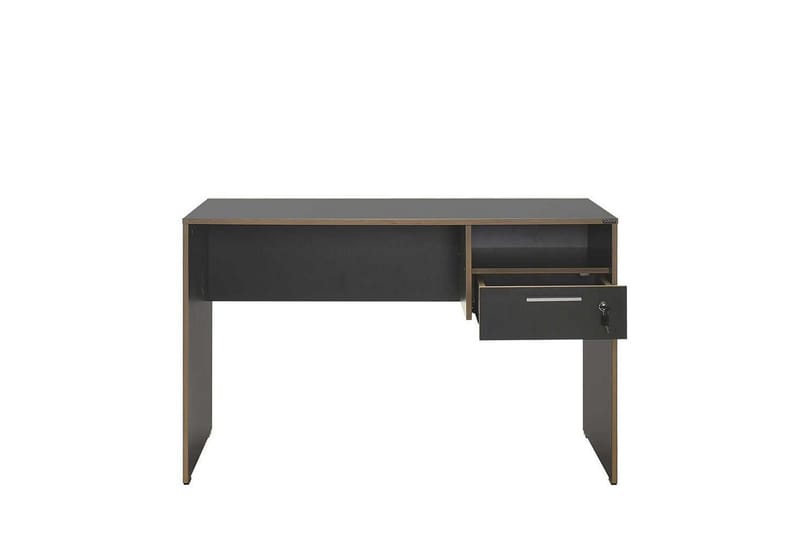 Studiebord Matulca Antracit / Eg - Antracit / Eg - Møbler - Borde - Kontorbord - Skrivebord