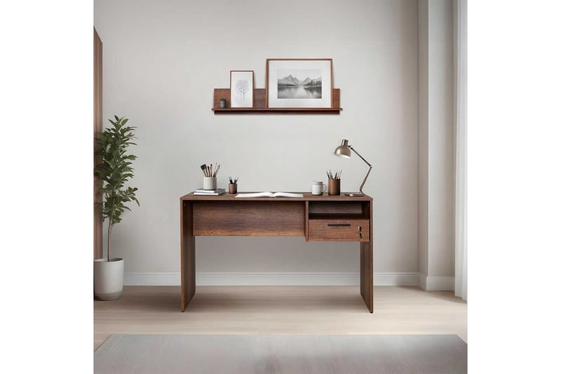 Studiebord Matulca Valnød - Valnød - Møbler - Borde - Kontorbord - Skrivebord