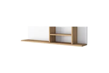 Studiebord Traven Valnød / Hvid - Hvid - Møbler - Borde - Kontorbord - Skrivebord