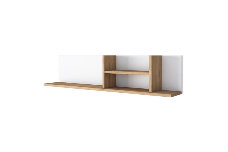 Studiebord Traven Valnød / Hvid - Hvid - Møbler - Borde - Kontorbord - Skrivebord