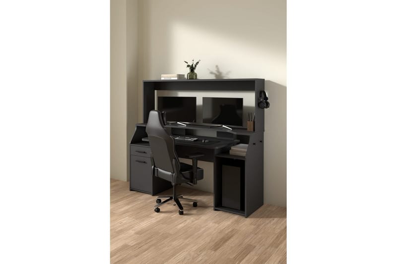 Taketo Gamingbord 171x62 cm - Mørkegrå - Møbler - Borde - Kontorbord - Gamingbord