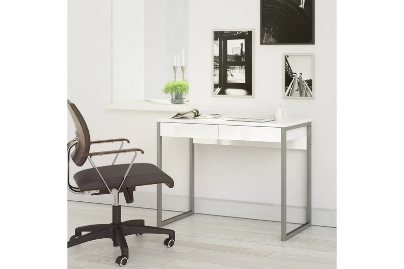 Taketo Skrivebord 40x101,6 cm - Hvid - Møbler - Borde - Kontorbord - Skrivebord