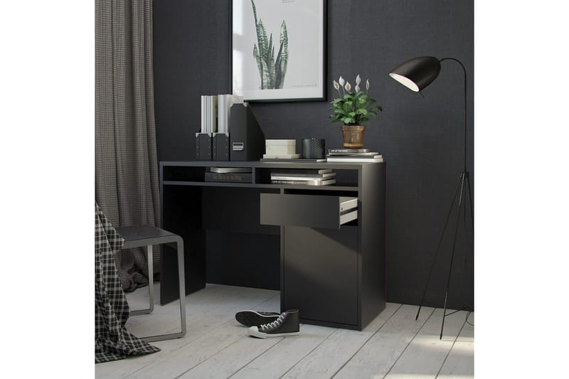 Taketo Skrivebord 48x110 cm - Mørkegrå - Møbler - Borde - Kontorbord - Skrivebord