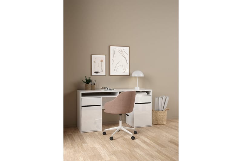 Taketo Skrivebord 48x149 cm - Hvid - Møbler - Borde - Kontorbord - Skrivebord