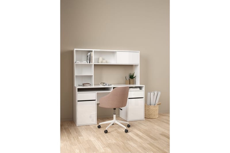 Taketo Skrivebord 48x149 cm - Hvid - Møbler - Borde - Kontorbord - Skrivebord