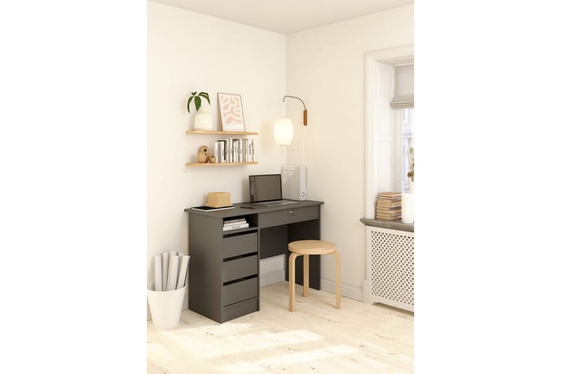 Taketo Skrivebord 49x109 cm - Mørkegrå - Møbler - Borde - Kontorbord - Skrivebord