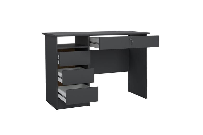 Taketo Skrivebord 49x109 cm - Mørkegrå - Møbler - Borde - Kontorbord - Skrivebord