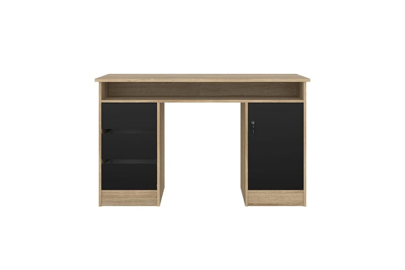Taketo Skrivebord 55x126 cm - Natur/Sort - Møbler - Borde - Kontorbord - Skrivebord