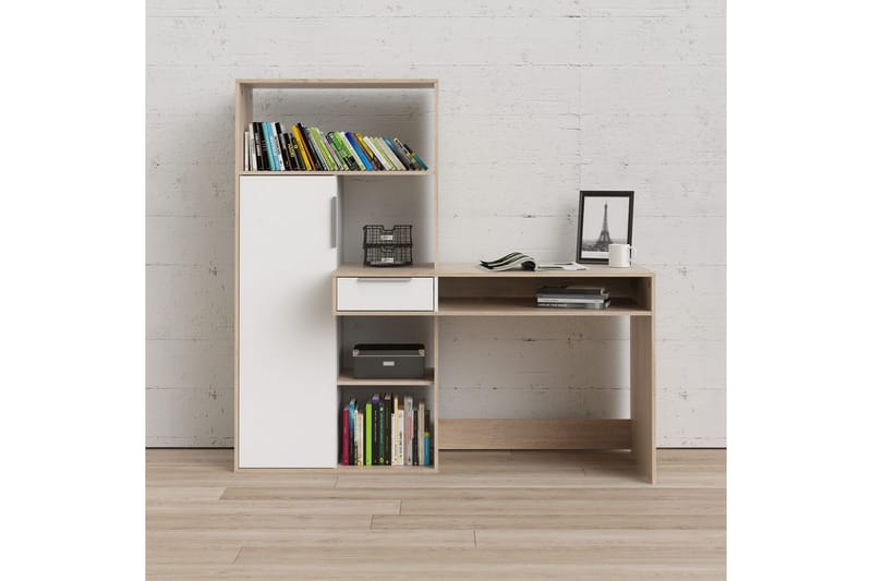 Taketo Skrivebord 60x163 cm - Hvid - Møbler - Borde - Kontorbord - Skrivebord