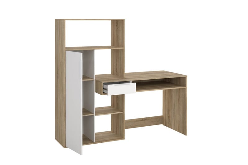 Taketo Skrivebord 60x163 cm - Hvid - Møbler - Borde - Kontorbord - Skrivebord