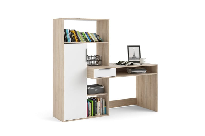 Taketo Skrivebord 60x163 cm - Hvid - Møbler - Borde - Kontorbord - Skrivebord