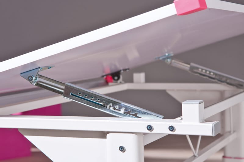 Ivar Skrivebord til børn - Hvid/Grøn/Lyserød - Møbler - Borde - Kontorbord - Tegnebord