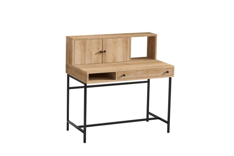 Teyric Skrivebord 60x100 cm, Eg/Sort