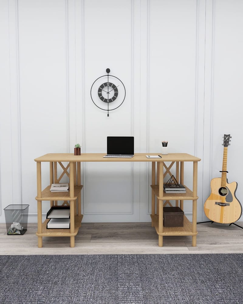 Ticoman Skrivebord 145 cm - Eg - Møbler - Borde - Kontorbord - Skrivebord